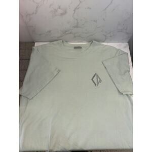 Dior T-Shirt in Light Green with Embroidered Logo